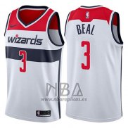 Camiseta Washington Wizards Bradley Beal NO 3 Association 2017-18 Blanco