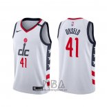 Camiseta Washington Wizards Wes Unseld NO 41 Ciudad Blanco