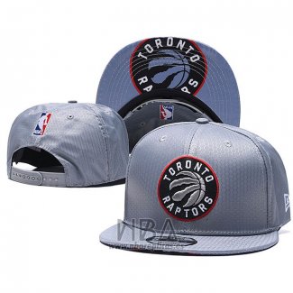 Gorra Toronto Raptors Gris Plata