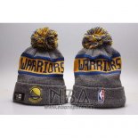 Gorro Beanie Golden State Warriors Amarillo Gris