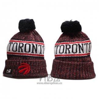 Gorro Beanie Toronto Raptors Negro Rojo