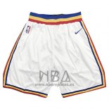 Pantalone Golden State Warriors Hardwood Classics 2019-20 Blanco