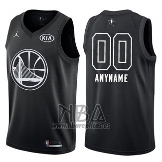 Camiseta All Star 2018 Golden State Warriors Nike Personalizada Negro