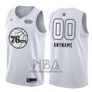 Camiseta All Star 2018 Philadelphia 76ers Nike Personalizada Blanco