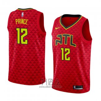 Camiseta Atlanta Hawks Taurean Prince NO 12 Statement 2017-18 Rojo