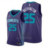 Camiseta Charlotte Hornets P. J. Washington NO 25 Statement 2019-20 Violeta