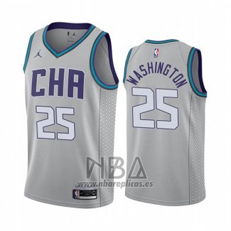 Camiseta Charlotte Hornets P. J. Washington NO 25 Statement 2019-20 Violeta