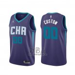 Camiseta Charlotte Hornets Personalizada Statement Edition Violeta