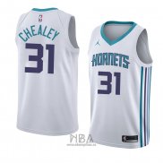 Camiseta Charlotte Hornets Swingmanjoe Chealey NO 31 Association 2018 Blanco