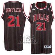 Camiseta Chicago Bulls Jimmy Butler NO 21 Retro Negro