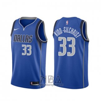 Camiseta Dallas Mavericks Michael Kidd-Gilchrist NO 33 Icon Azul