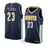 Camiseta Denver Nuggets Emanuel Terry NO 23 Icon 2018 Azul