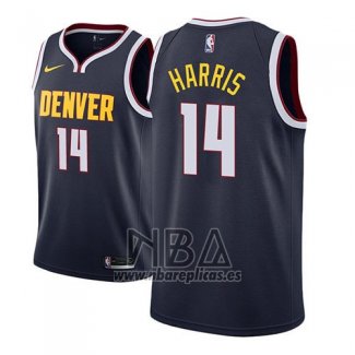 Camiseta Denver Nuggets Gary Harris NO 14 Icon 2018-19 Azul