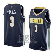 Camiseta Denver Nuggets Torrey Craig NO 3 Icon 2018 Azul