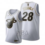 Camiseta Golden Edition Miami Heat Andre Iguodala NO 28 2019-20 Blanco