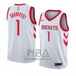 Camiseta Houston Rockets Iman Shumpert NO 1 Association 2018 Blanco