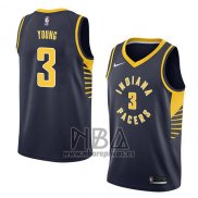 Camiseta Indiana Pacers Joe Young NO 3 Icon 2018 Azul