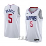 Camiseta Los Angeles Clippers Montrezl Harrell NO 5 Association 2018 Blanco