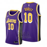 Camiseta Los Angeles Lakers Jared Dudley NO 10 Statement Violeta