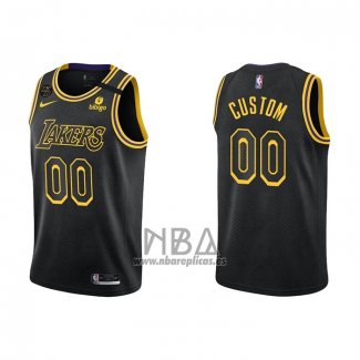 Camiseta Los Angeles Lakers Personalizada Mamba 2021-22 Negro