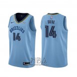 Camiseta Memphis Grizzlies Gorgui Dieng NO 14 Statement Azul