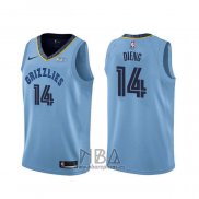 Camiseta Memphis Grizzlies Gorgui Dieng NO 14 Statement Azul