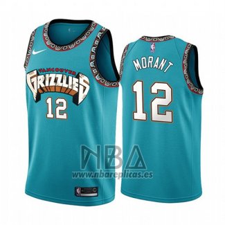 Camiseta Memphis Grizzlies Ja Morant NO 12 25th Classic Verde