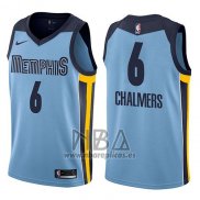 Camiseta Memphis Grizzlies Mario Chalmers NO 6 Statement 2017-18 Azul