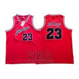 Camiseta Michael Jordan NO 23 Rojo Negro