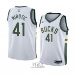 Camiseta Milwaukee Bucks Nikola Mirotic NO 41 Association 2018 Blanco