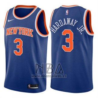 Camiseta New York Knicks Tim Hardaway Jr. NO 3 Icon 2017-18 Azul