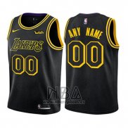 Camiseta Nino Los Angeles Lakers Personalizada 2017-18 Negro