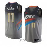 Camiseta Oklahoma City Thunder Abdel Nader NO 11 Ciudad 2018 Gris