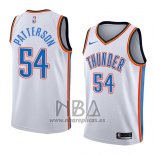 Camiseta Oklahoma City Thunder Patrick Patterson NO 54 Association 2018 Blanco