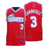 Camiseta Pelicula Knights Calvin Cambridge NO 3 Rojo