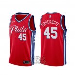 Camiseta Philadelphia 76ers Ryan Broekhoff NO 45 Statement Rojo