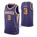 Camiseta Phoenix Suns Chris Paul NO 3 Icon 2021 Violeta