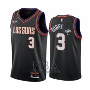 Camiseta Phoenix Suns Kelly Oubre Jr. NO 3 Ciudad Negro