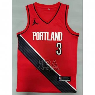 Camiseta Portland Trail Blazers C.J. McCollum NO 3 Ciudad Negro