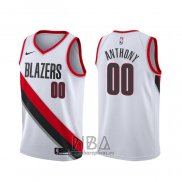 Camiseta Portland Trail Blazers Carmelo Anthony NO 0 Association 2019-20 Blanco