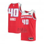 Camiseta Sacramento Kings Harrison Barnes NO 40 Ciudad 2019-20 Rojo