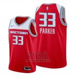 Camiseta Sacramento Kings Jabari Parker NO 33 Ciudad 2019-20 Rojo