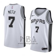 Camiseta San Antonio Spurs Chimezie Metu NO 7 Association 2018 Blanco