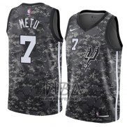 Camiseta San Antonio Spurs Chimezie Metu NO 7 Ciudad 2018 Gris