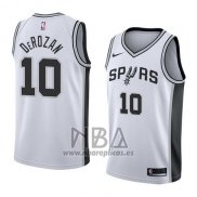 Camiseta San Antonio Spurs Demar Derozan NO 10 Association 2017-18 Blanco