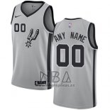 Camiseta San Antonio Spurs Personalizada 2017-18 Gris