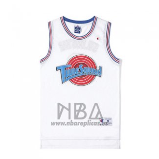 Camiseta Tune Squad Sylvester NO 9 Blanco