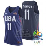 Camiseta USA 2016 Klay Thompson NO 11 Azul