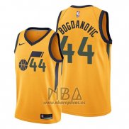 Camiseta Utah Jazz Bojan Bogdanovic NO 44 Statement Oro