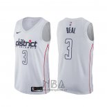 Camiseta Washington Wizards Bradley Beal NO 3 Ciudad Blanco